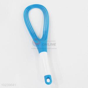 Wholesale blue rotatable plastic egg whisk,egg beater