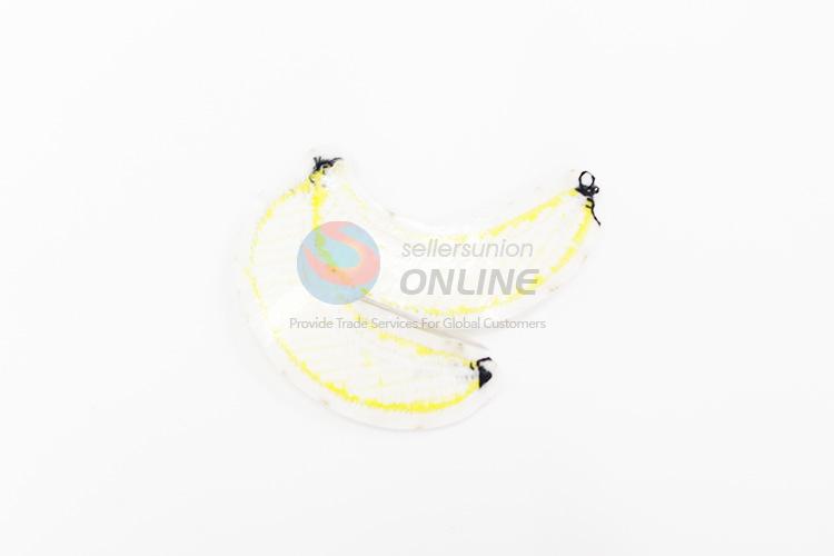 Factory direct banana shape embroidery badge brooch