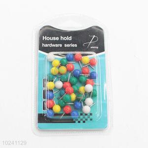 Hot-selling daily use colorful round ball shape pushpins