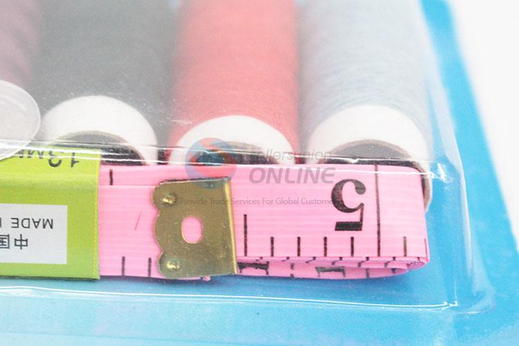 Hot-selling cheap sewing threads&tape measure set