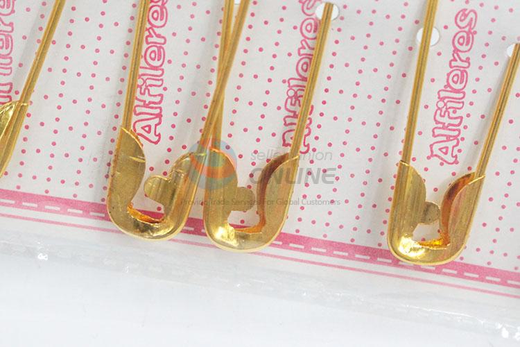 Promotional cheap custom safety pins for garment