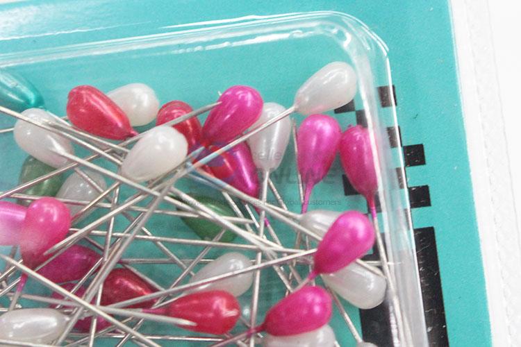 Hot sale colorful pearl head pin