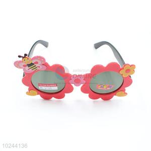 Made In China Flower Frame Cute Bee Funny Sunglasses