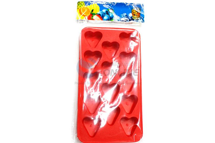 Custom Design Red Heart Ice Cube Tray Creative Mould