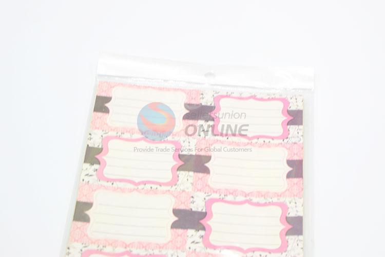 New Design Paper Adhesive Labels Stickers