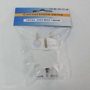White Color 3Pin Swiss SN Changeover Plug