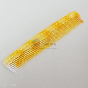 Yellow Color Plastic Hair Comb Hairdressing