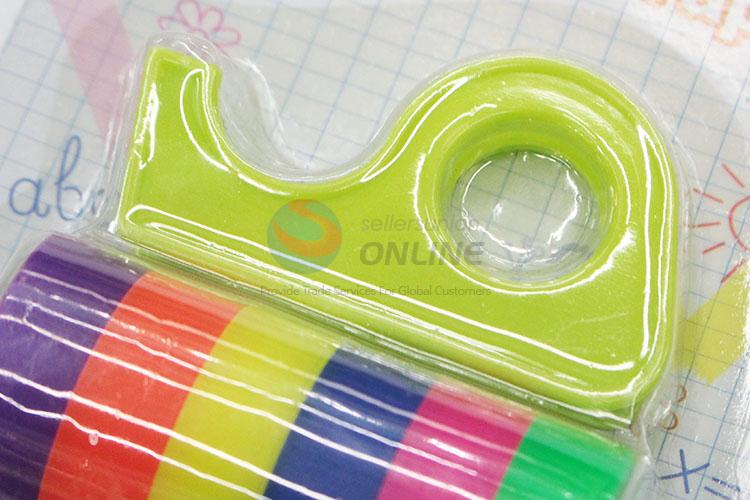 Wholesale Adhesive Tape DIY Handmade Fluorescence tape with Tape Dispenser