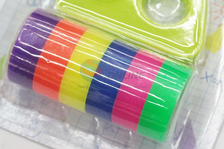 Wholesale Adhesive Tape DIY Handmade Fluorescence tape with Tape Dispenser