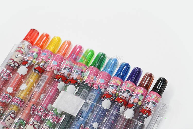 Special Design 12 Colors Rolling Crayon