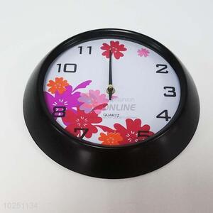 Fashion Design Round Flower Wall Clock