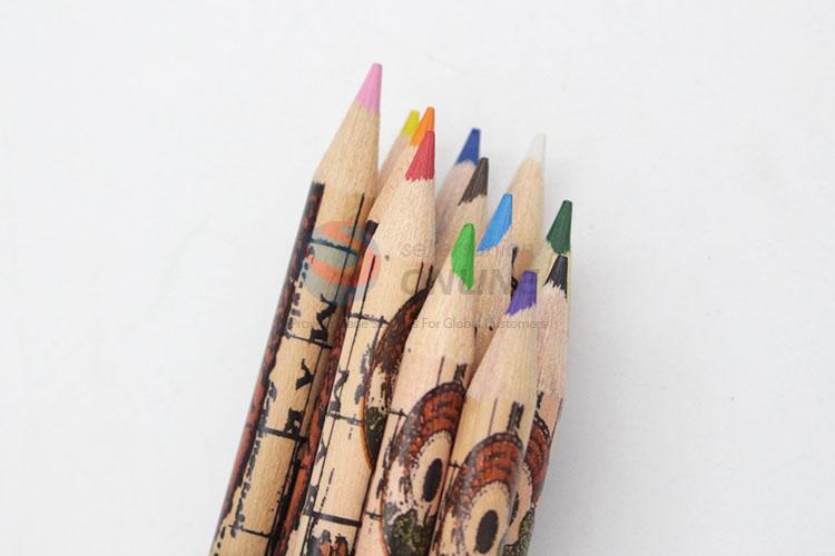 12 Pcs/Set Factory Direct Wooden Printed Pencil