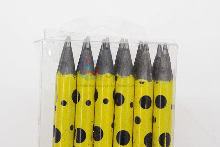 Best Selling Non-Toxic 12 Pcs Recycled Paper Pencil with Eraser