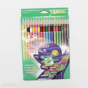 Factory Direct Supply 18 Colors Wooden Craft Drawing Pencil