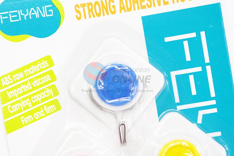 Good quality plastic hooks wall hanger hooks with sticker