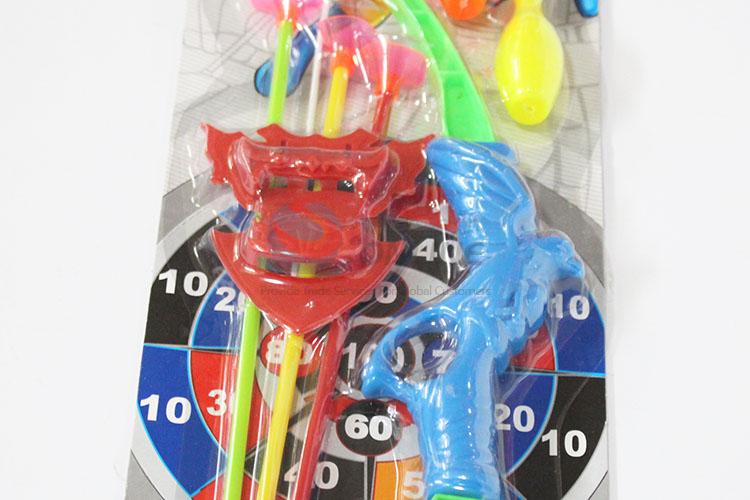 Cheap Price Plastic Kids Toys Plastic Bow and Arrow Set with Bowling