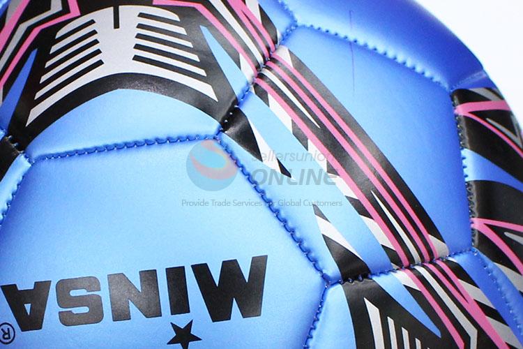 China Factory PU Football Training Equipment Soccer Balls with Winding Liner