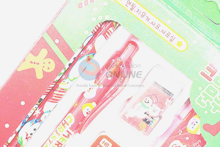 Factory sales cheapest xmas style stationary set for school