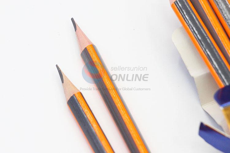 China Manufacturer 12pcs Triangular HB Pencils Set