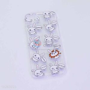 Rabbit Transparent Mobile Phone Shell Phone Case For iphone6/6 Plus