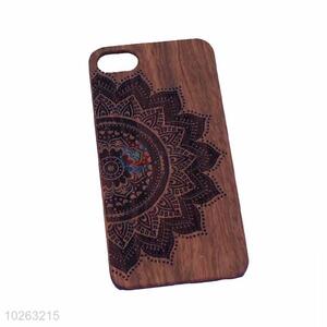 Flower Pattern Wood Mobile Phone Shell Phone Case For iphone6/6 Plus