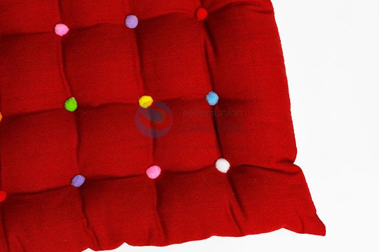 Lovely top quality low price red seat cushion