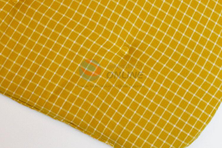 Wholesale cute style simple yellow seat cushion