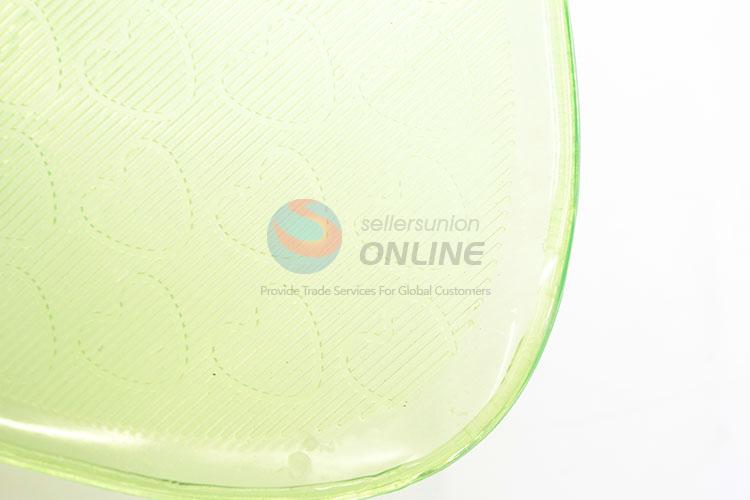 Heart Design Green PVC Hot Water Bag for Winter