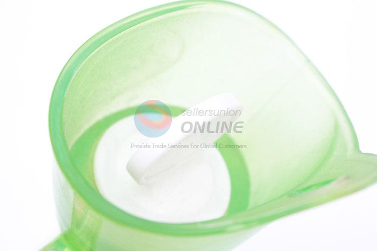 Heart Design Green PVC Hot Water Bag for Winter