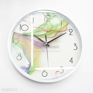 New Fashion Design Silver Frame Decorative Wall Clock