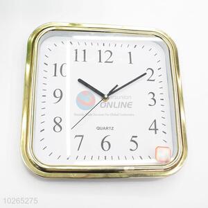 Classical Design Gold Plastic Frame Wall Clock