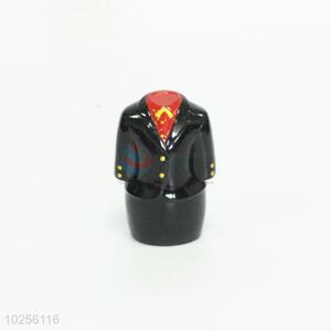 Black wholesale suit shape dolomite money box 7.5*4.5*11.8cm