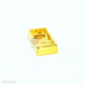 Wholesale gold dolomite electroplating ashtray 12.5*6.2*2.7cm