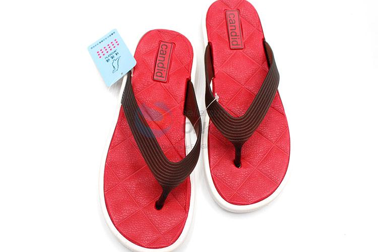 Factory High Quality Red Summer Slippers for Sale