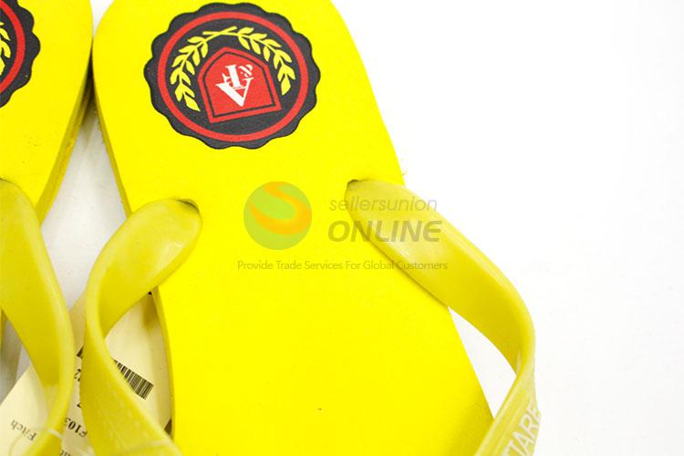 Popular Yellow Summer Slippers for Sale