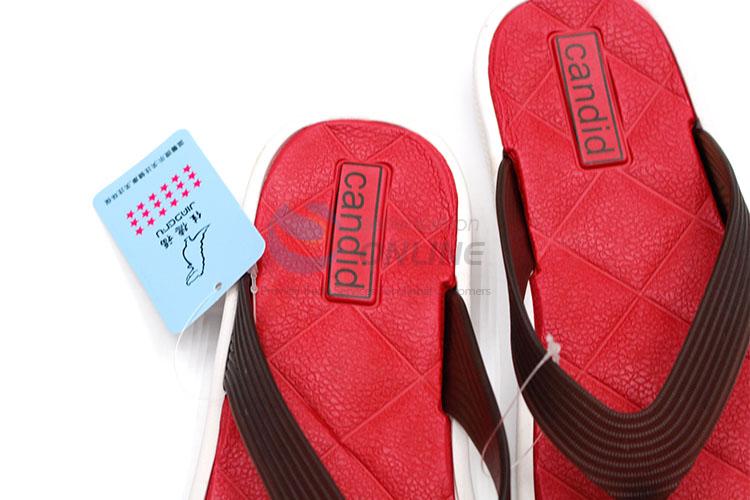 Factory High Quality Red Summer Slippers for Sale