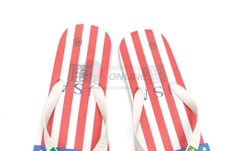 Nice USA Flag Pattern Summer Slippers for Sale