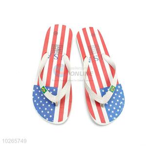 Nice USA Flag Pattern Summer Slippers for Sale