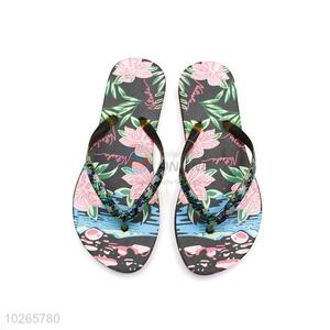 Nice Flower Printed Summer Slippers for Sale