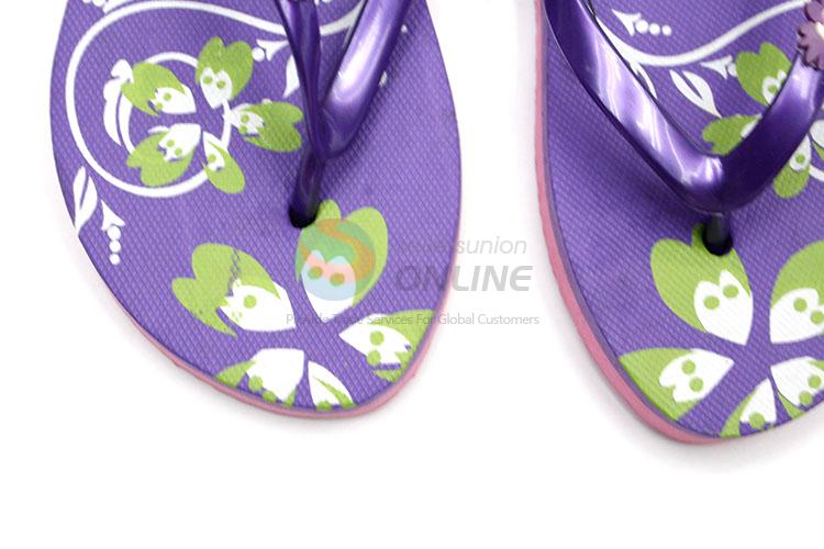 Wholesale Supplies Purple Summer Slippers for Sale