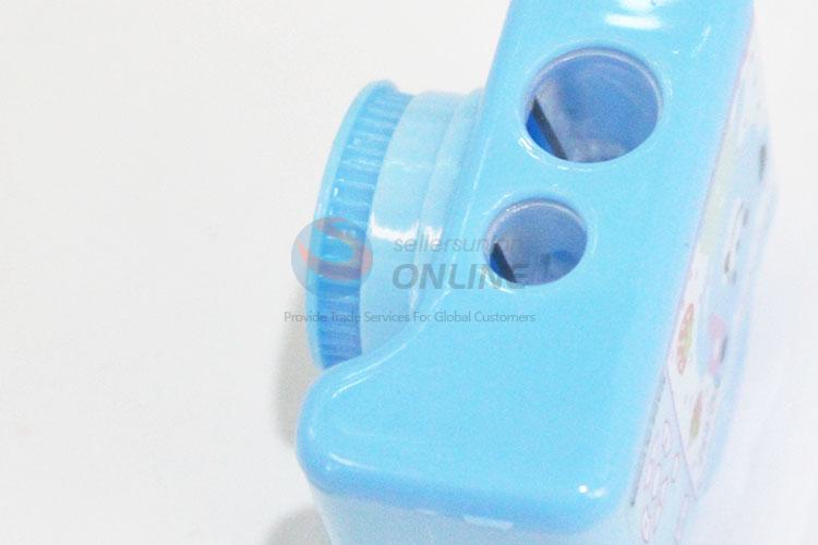 Popular low price high sales camera shape 4pcs pencil sharpeners