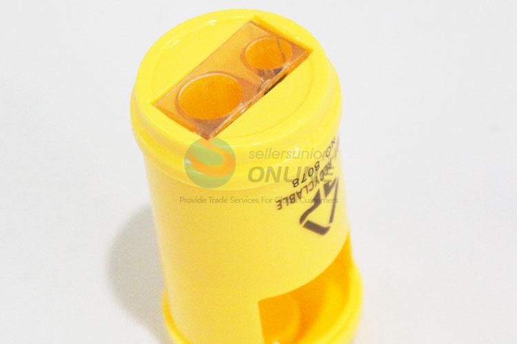New product low price good trash can shape 4pcs pencil sharpeners