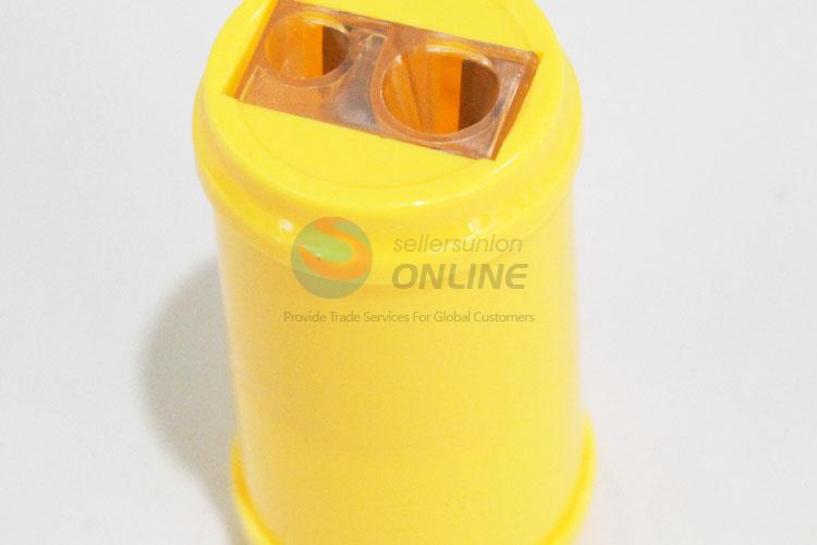 New product low price good trash can shape 4pcs pencil sharpeners