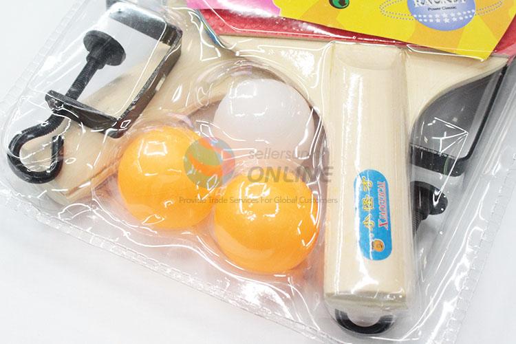 High Quality Wooden Table Tennis Suit with 3 Table Tennis Balls