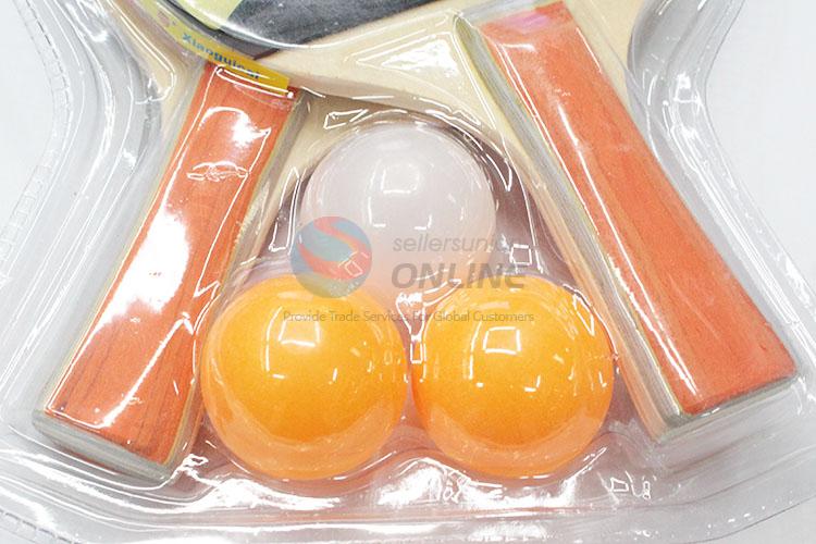 Hot Sale Ping Pong Table Tennis Racket Paddle Bat Suit with Balls