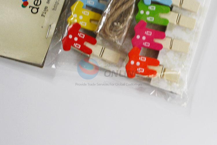 New and Hot New Colorful Clothing Shaped Paper Clip/ Wooden Clip for Wedding Party