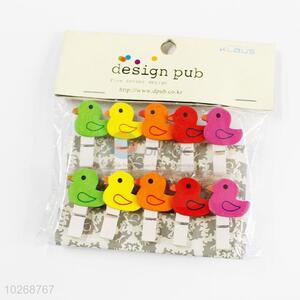 New and Hot New Colorful Birds Shaped Paper Clip/ Wooden Clip for Wedding Party