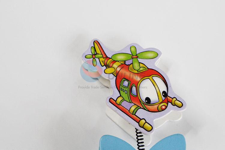 Korean Stationery Notes Folder Cartoon Aircraft Photo Clip Message Clip