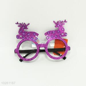 Purple Color Cartoon Elk Shaped for Christmas Party