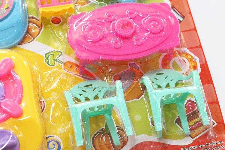 2017 Hot Children Toy Plastic Kitchenware Cooking Set